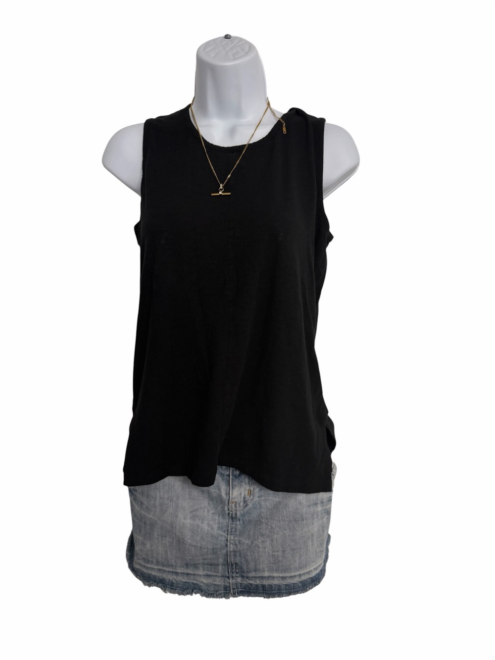 Rachel Zoe Black Sleeveless Tank Top Size Small